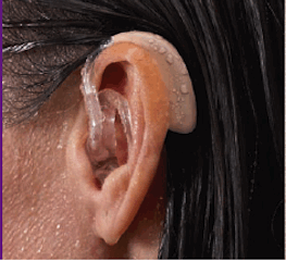 Water on hearing aid