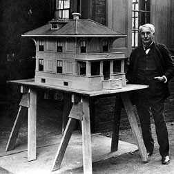 Edison's "bomb-proof" house "In the style of Francois I"