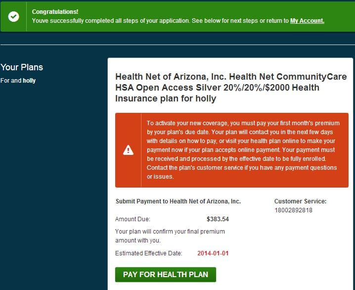 healthnet confirmation of aca plan coverage