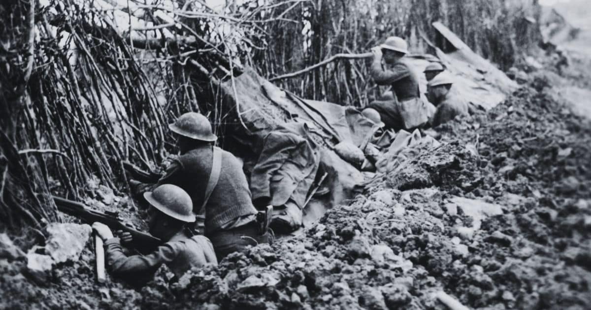 ww1 trenches