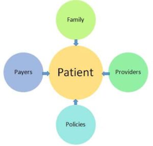 Figure 1.  The patient-centered care model.