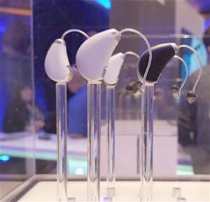 Hearables shown at the CES in 2015.