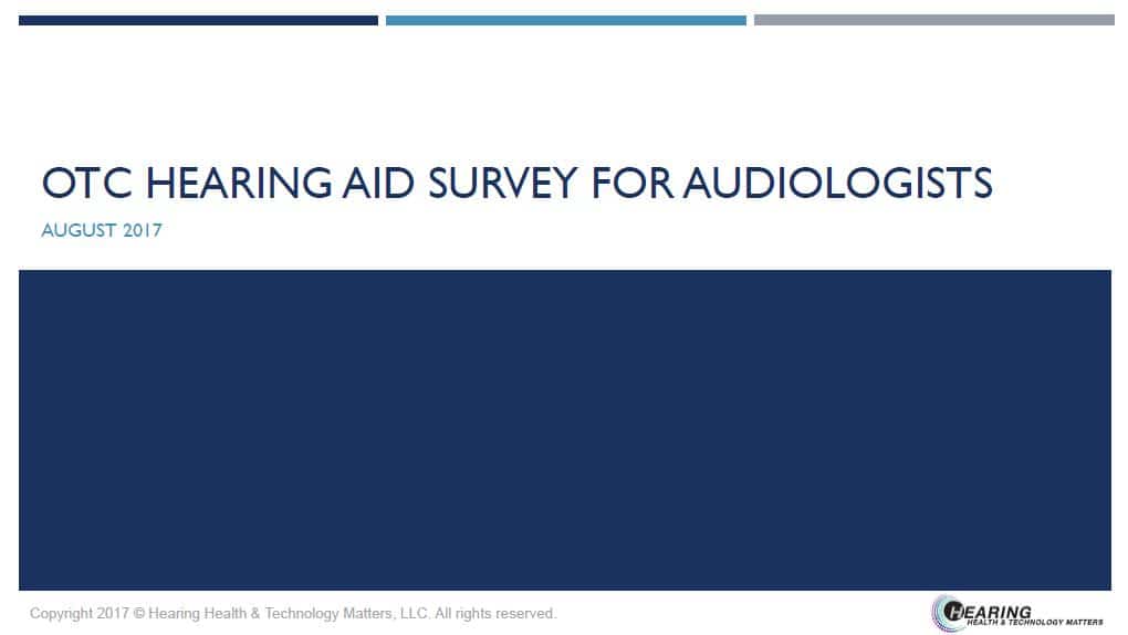 audiologist otc hearing aid report results