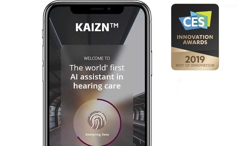 Featured image for “Oticon Kaizn, Personal AI Assistant, Wins Two 2019 CES Innovation Awards”