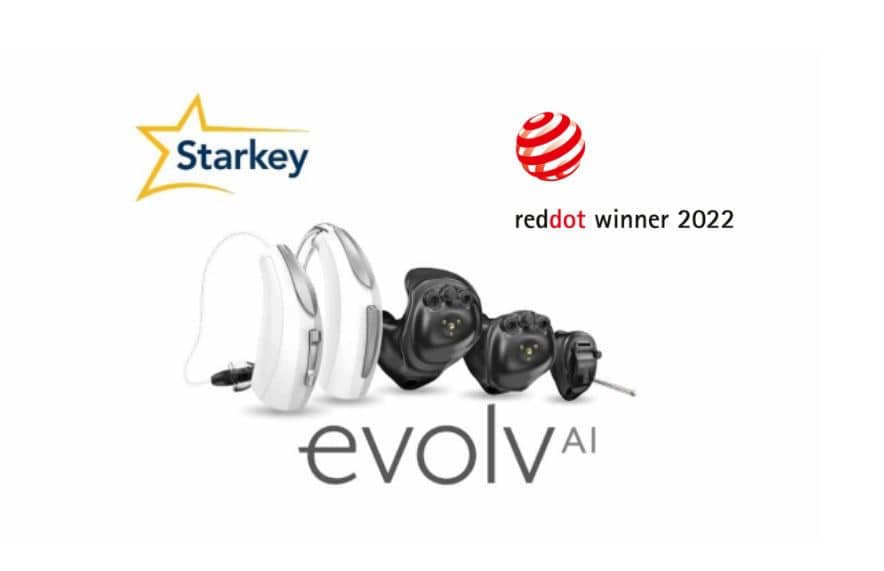 Starkey’s Evolv AI Wins Prestigious International Red Dot Award