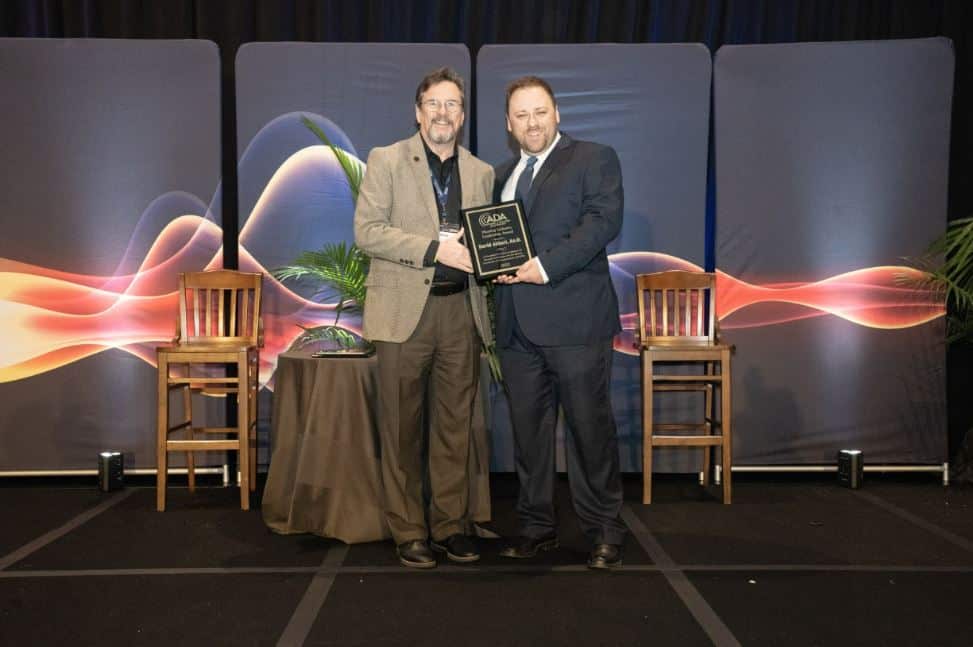 Featured image for “<strong>Dr. David Akbari Receives Prestigious ADA Hearing Industry Leadership Award</strong>”