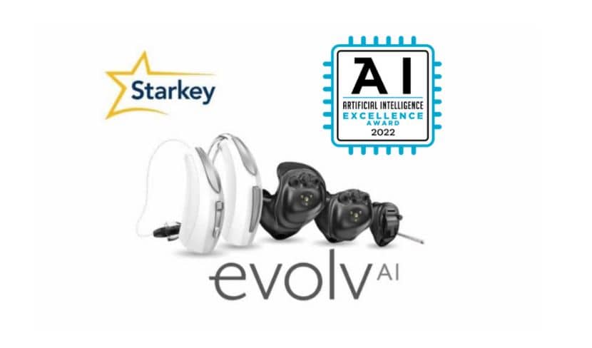 Featured image for “Starkey’s Evolv AI Wins 2022 Artificial Intelligence Excellence Award”