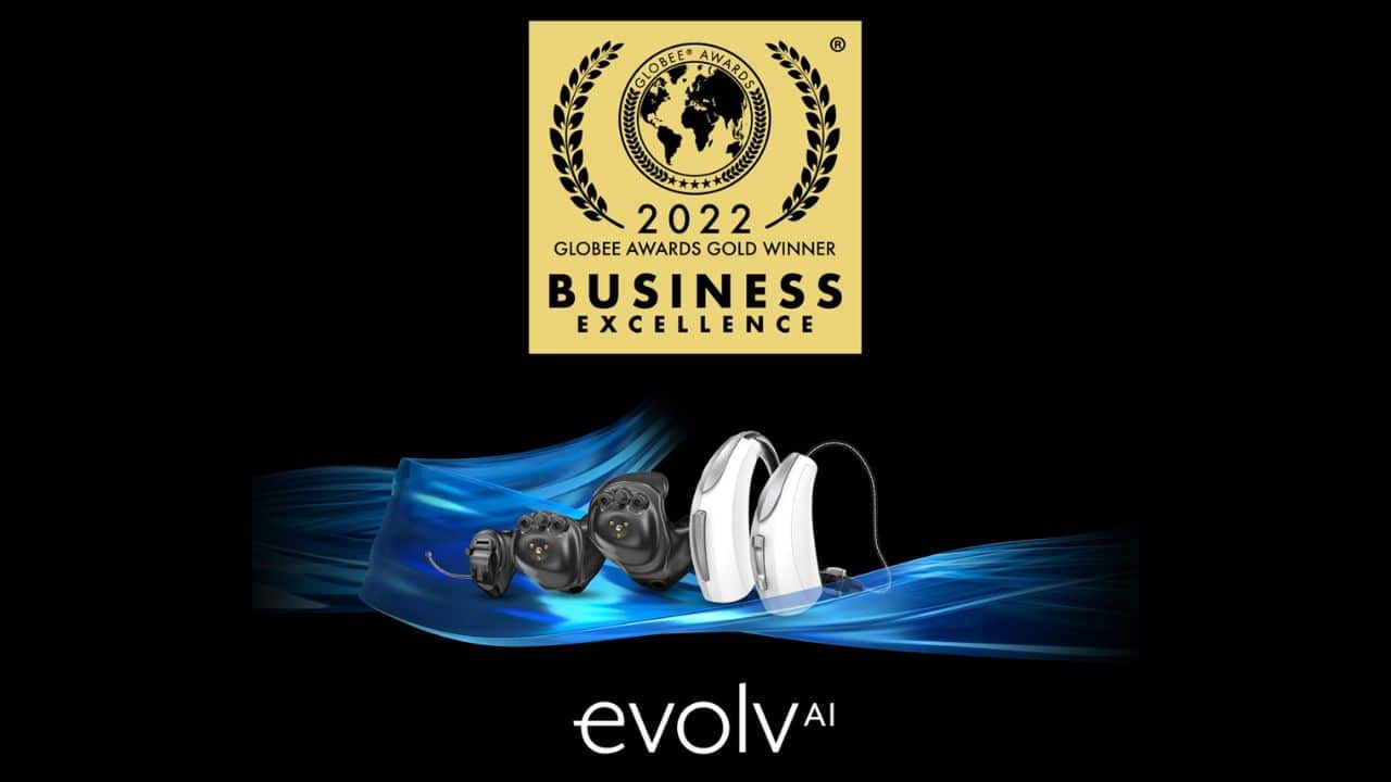 Featured image for “<strong>Starkey’s Evolv AI Wins Gold Globee Award in the 2022 Business Excellence Awards</strong> ”
