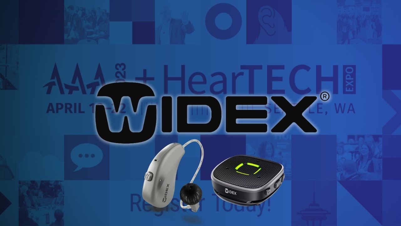 Featured image for “Widex Reinforces Commitment to Independent Hearing Care Professionals with Product Demonstrations and Industry Trainings at AAA 2023 + HearTECH Expo”