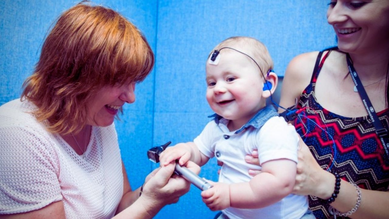 caep to test hearing aid function in babies