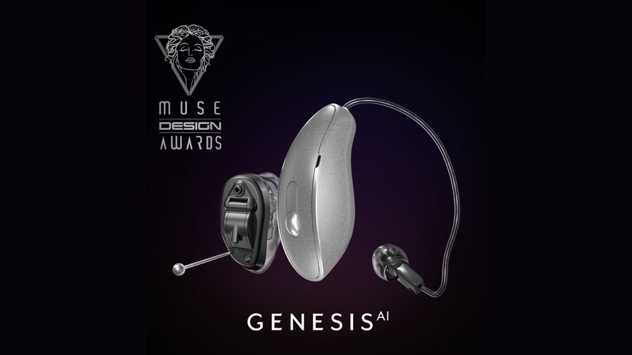 Featured image for “Starkey’s Genesis AI Hearing Aids Win 2023 MUSE Design Award”