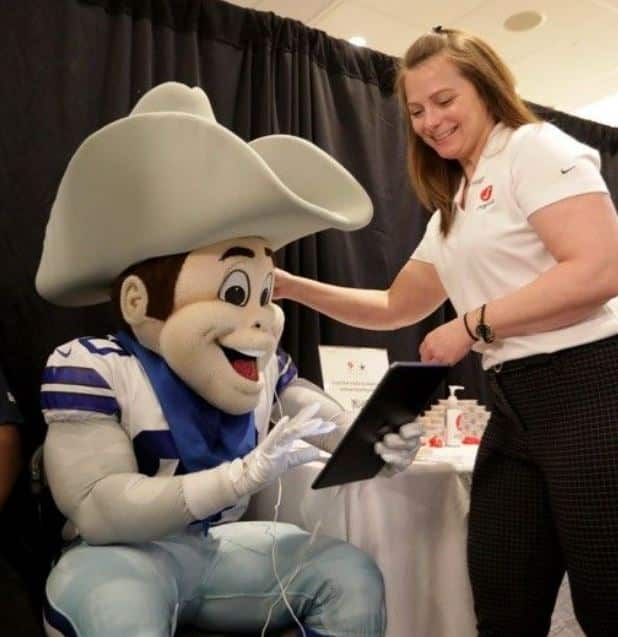 cowboy mascot hearing test