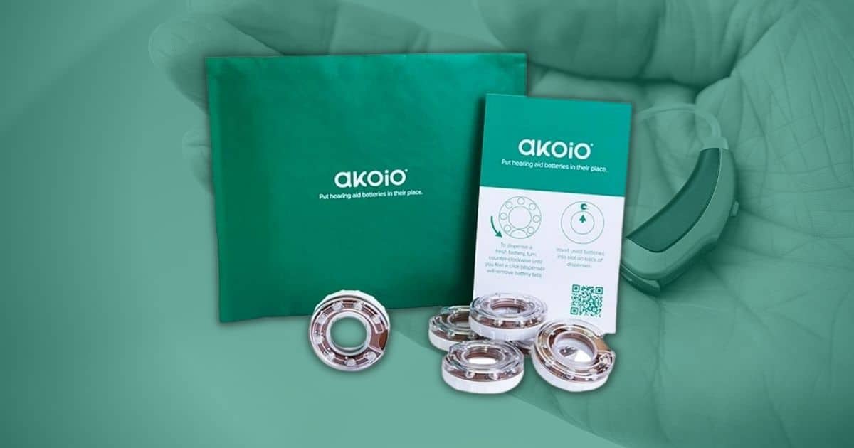 Featured image for “Akoio® Reimagines Hearing Aid Battery User Experience with Innovative Dispenser Design”