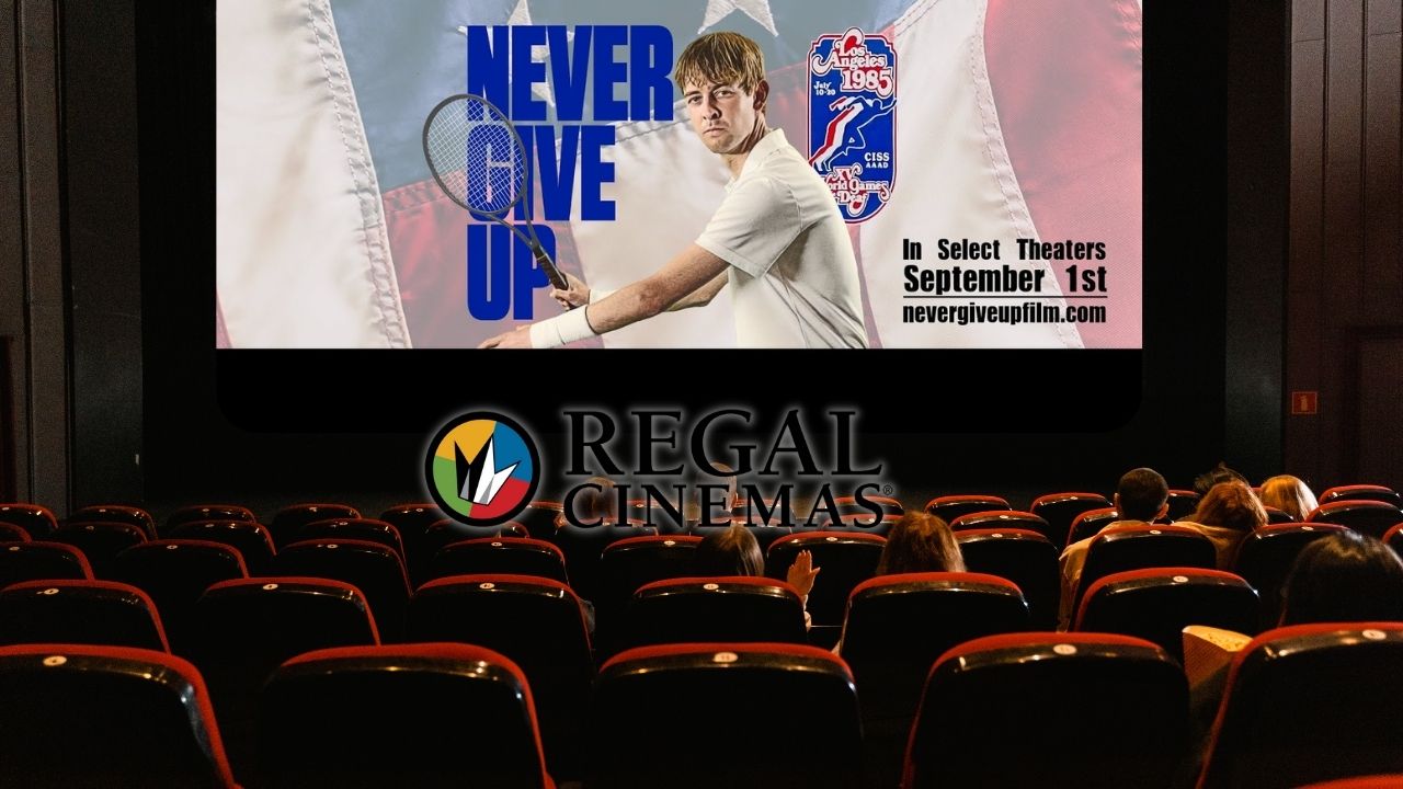 Featured image for “Regal Cinemas to Show New Film, NEVER GIVE UP, with Open Captioning in All Theaters”