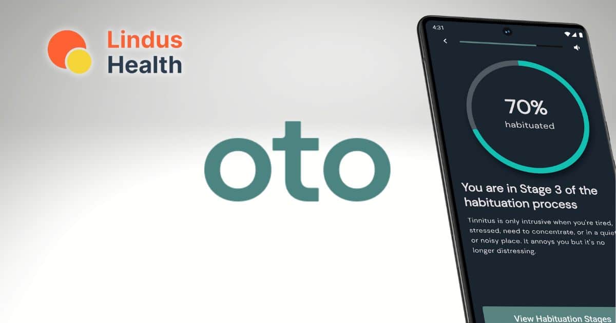 Featured image for “Lindus Health and Oto Launch Remote Trial to Tackle Tinnitus”
