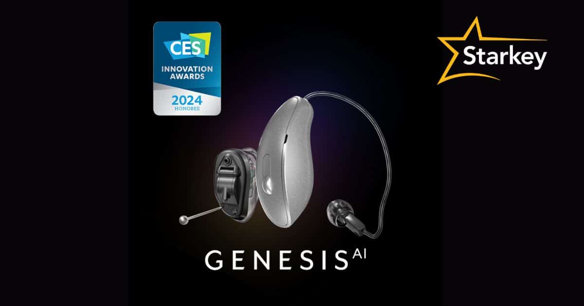 Featured image for “Starkey’s Genesis AI Wins CES Innovation Award”
