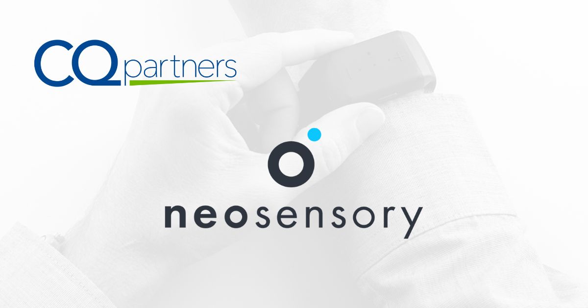 Featured image for “Neosensory and CQ Partners Join Forces to Expand Access to Hearing Health Solutions”