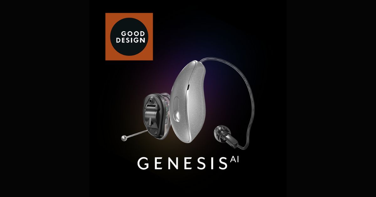 Featured image for “Starkey’s Genesis AI Named Good Design® Award Winner”