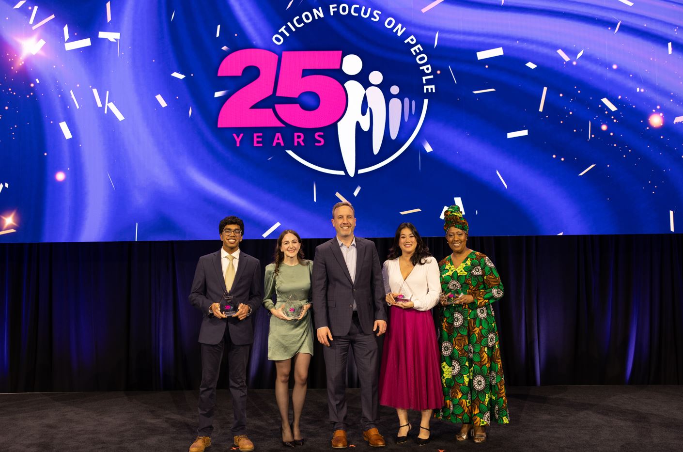 Featured image for “Oticon Focus on People Awards 25th Anniversary Celebration Honors 2023 Award Winners”