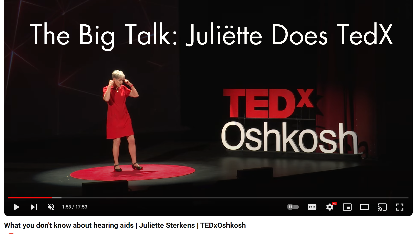 Featured image for “The Big Talk: Juliëtte Does TEDx”