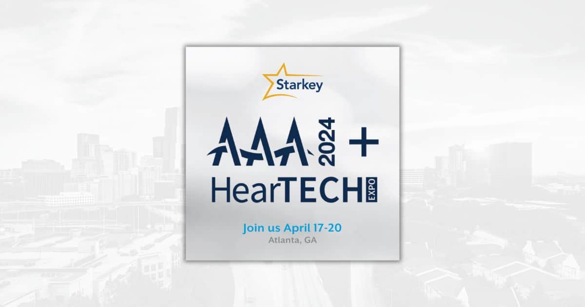 Featured image for “Starkey Serves as Gold Sponsor of AAA 2024+HearTECH Expo”
