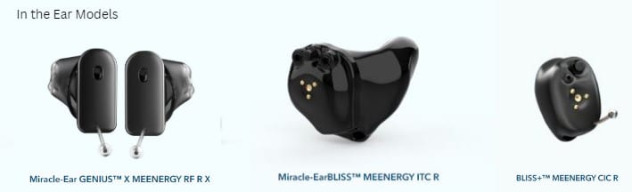 rechargeable in the ear hearing aids from miracle ear