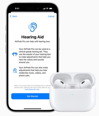 airpods pro 2 otc hearing aid feature