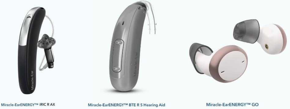 miracle ear rechargeable bte ric options