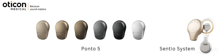 oticon medical ponto 5 and sentio system