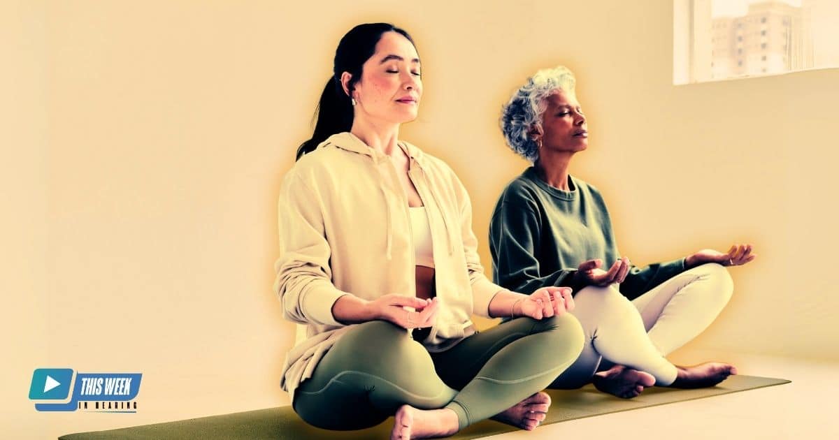 meditation hearing loss accessible