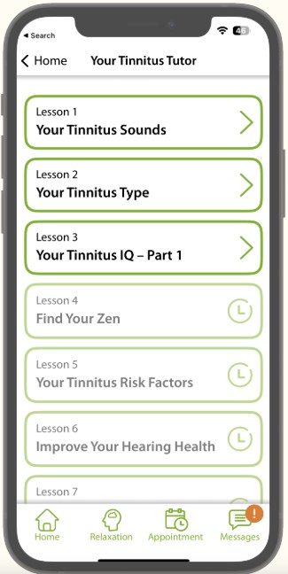 phonak tinnitus app