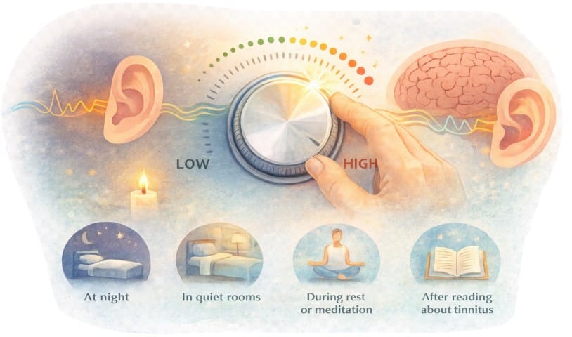 tinnitus volume fluctuation