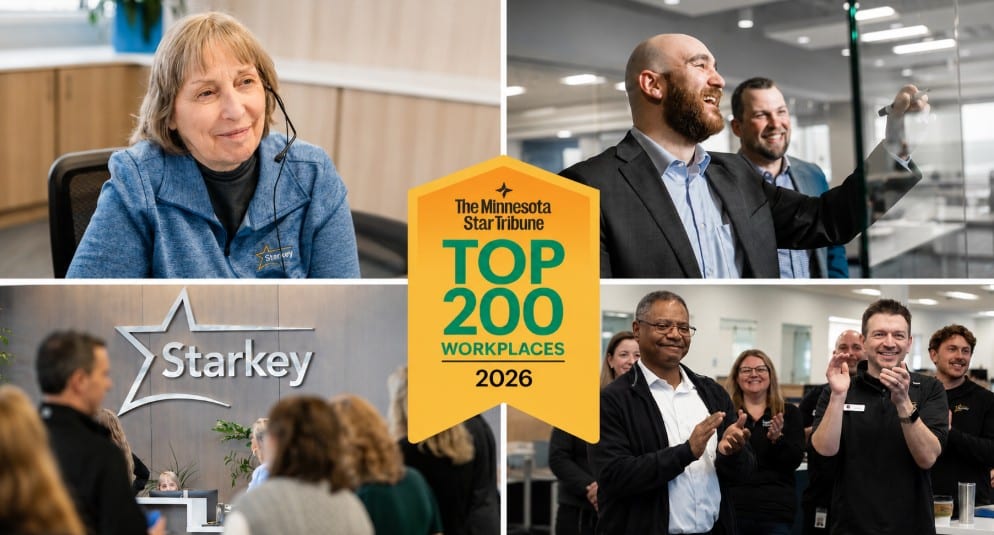 Featured image for “Starkey Named 2026 Star Tribune Top Workplace for Fifth Consecutive Year”