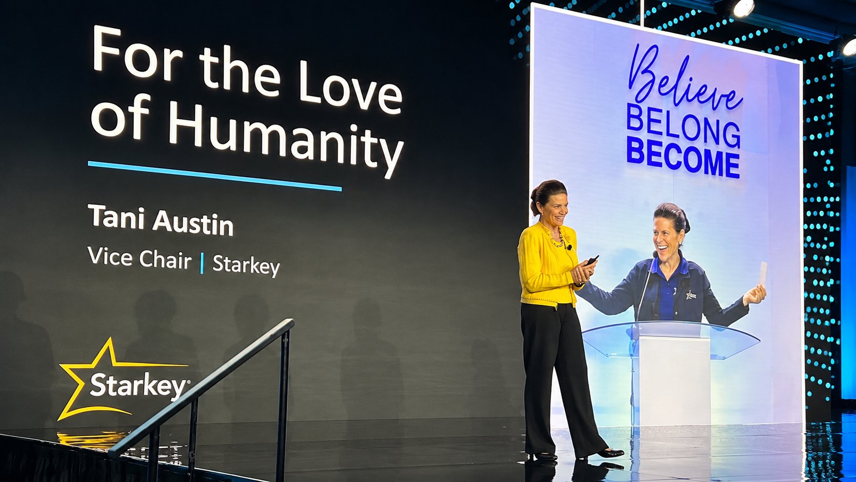 Tani Austin Receives Herizon Award for Decades of Hearing Health Humanitarian Work